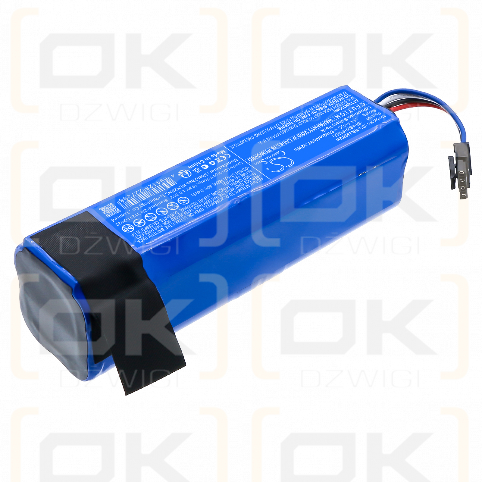 Replacement Battery for NARWAL J4 / BP4S2PPM5B 6800 mAh Li-ion 14.4 V (Cameron Sino)