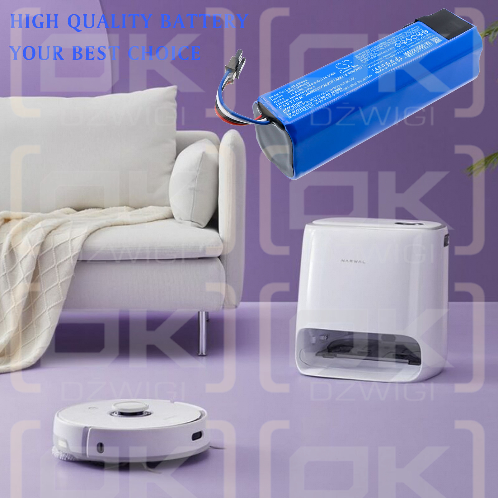 NARWAL J4 / BP4S2PPM5B 4900 mAh Li-ion 14.4 V (Cameron Sino)