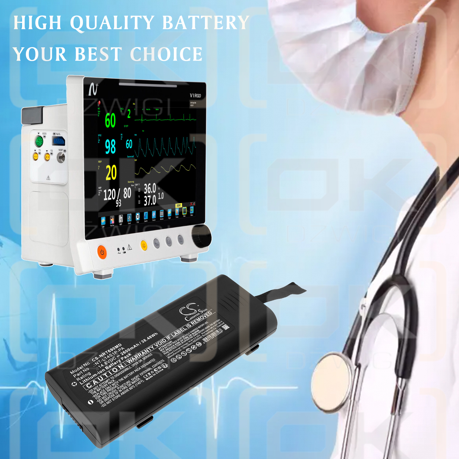 Northern Virgo / NT-L14S1P-PA 2600 mAh Li-ion 14.8 V (Cameron Sino)