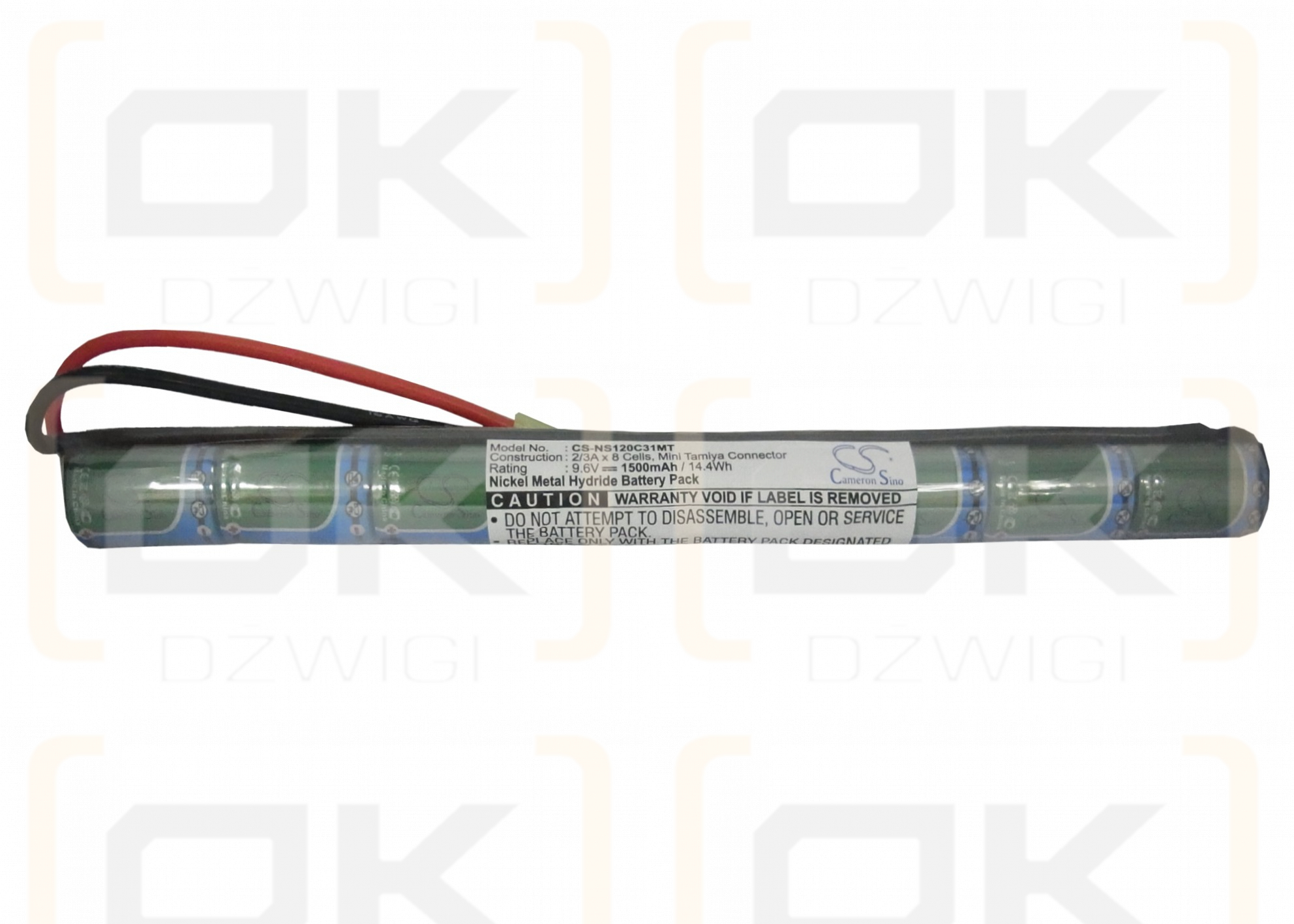 RC CS-NS120C31MT / CS-NS120C31MT 1500mAh Ni-MH 9.6V (Cameron Sino)