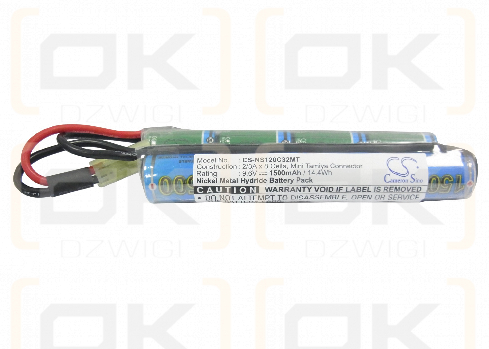 Softairwaffen STEYR 1500mAh Ni-MH 9,6V (Cameron Sino)