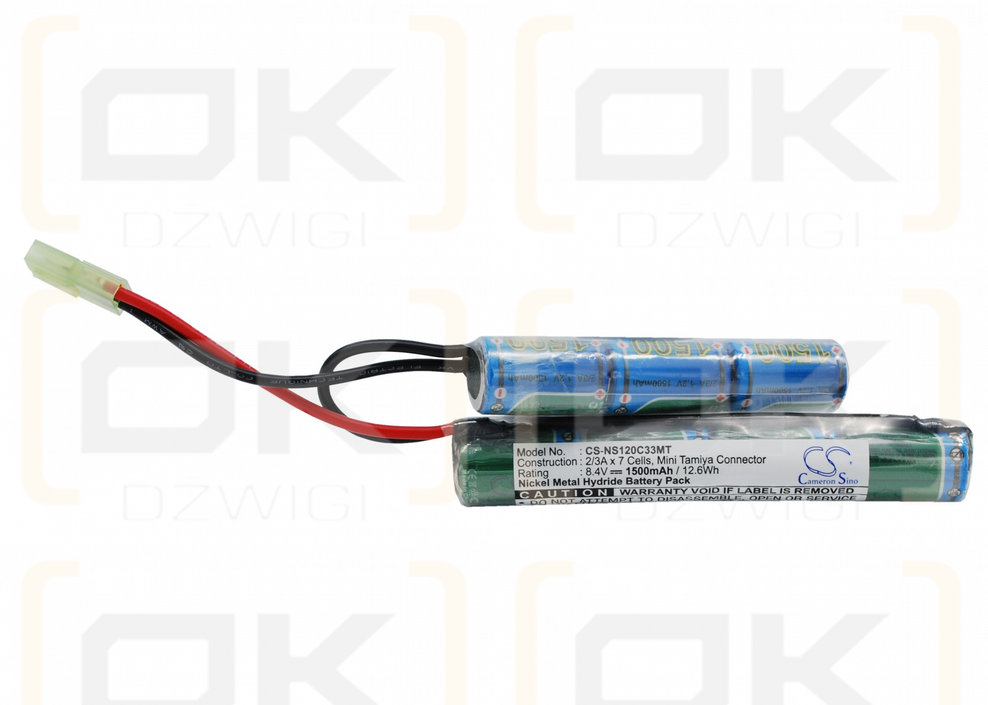 RC CS-NS120C33MT / CS-NS120C33MT 1500mAh Ni-MH 8.4V (Cameron Sino)