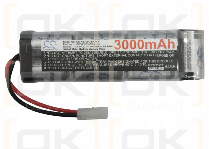 RC CS-NS300D47C006 / CS-NS300D47C006 3000 mAh Ni-MH 8,4 V (Cameron Sino)