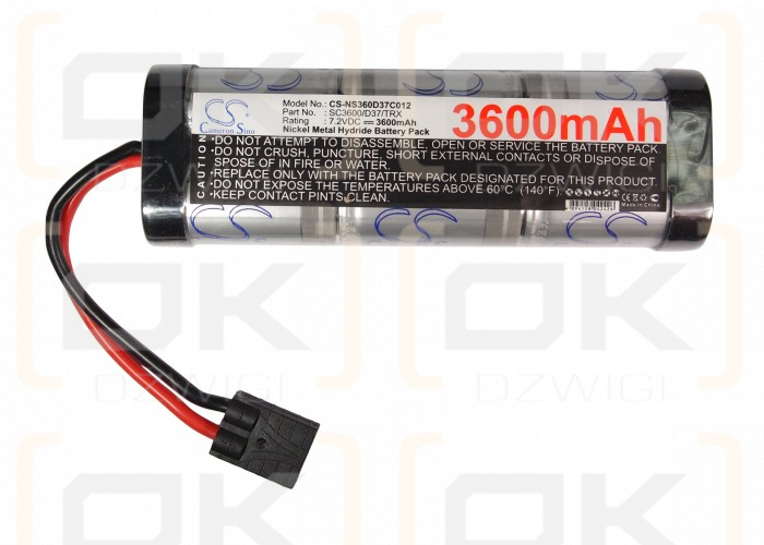 RC CS-NS360D37C012 / CS-NS360D37C012 3600mAh Ni-MH 7.2V (Cameron Sino)