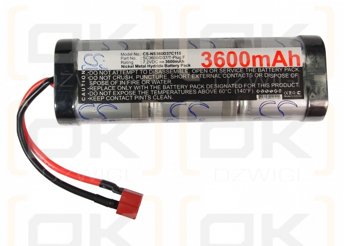 RC CS-NS360D37C115 / CS-NS360D37C115 3600 mAh Ni-MH 7,2 V (Cameron Sino)