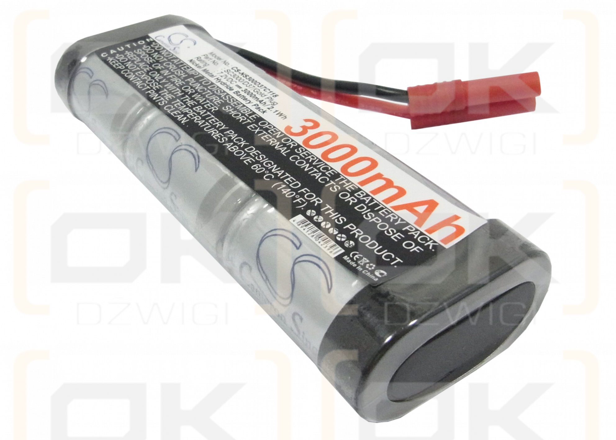 RC CS-NS360D37C118 / CS-NS360D37C118 3600mAh Ni-MH 7.2V (Cameron Sino)