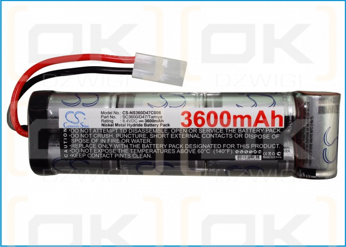 RC CS-NS360D47C006 / CS-NS360D47C006 3600 mAh Ni-MH 8,4 V (Cameron Sino)