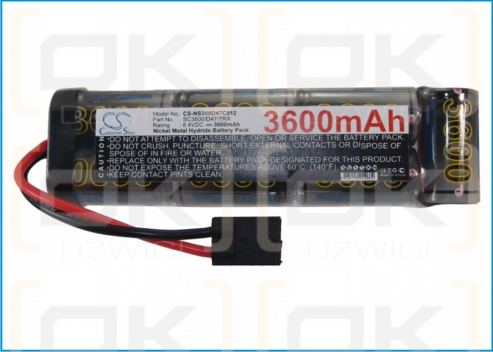 RC CS-NS360D47C012 / CS-NS360D47C012 3600 mAh Ni-MH 8,4 V (Cameron Sino)