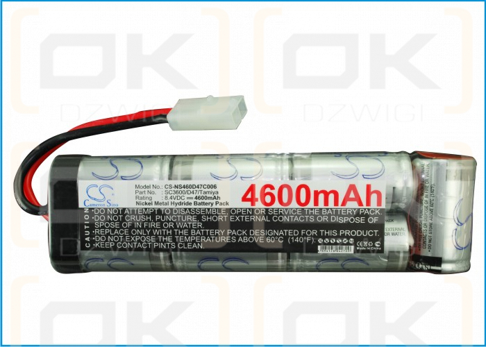 RC CS-NS460D47C006 / CS-NS460D47C006 4600 mAh Ni-MH 8,4 V (Cameron Sino)