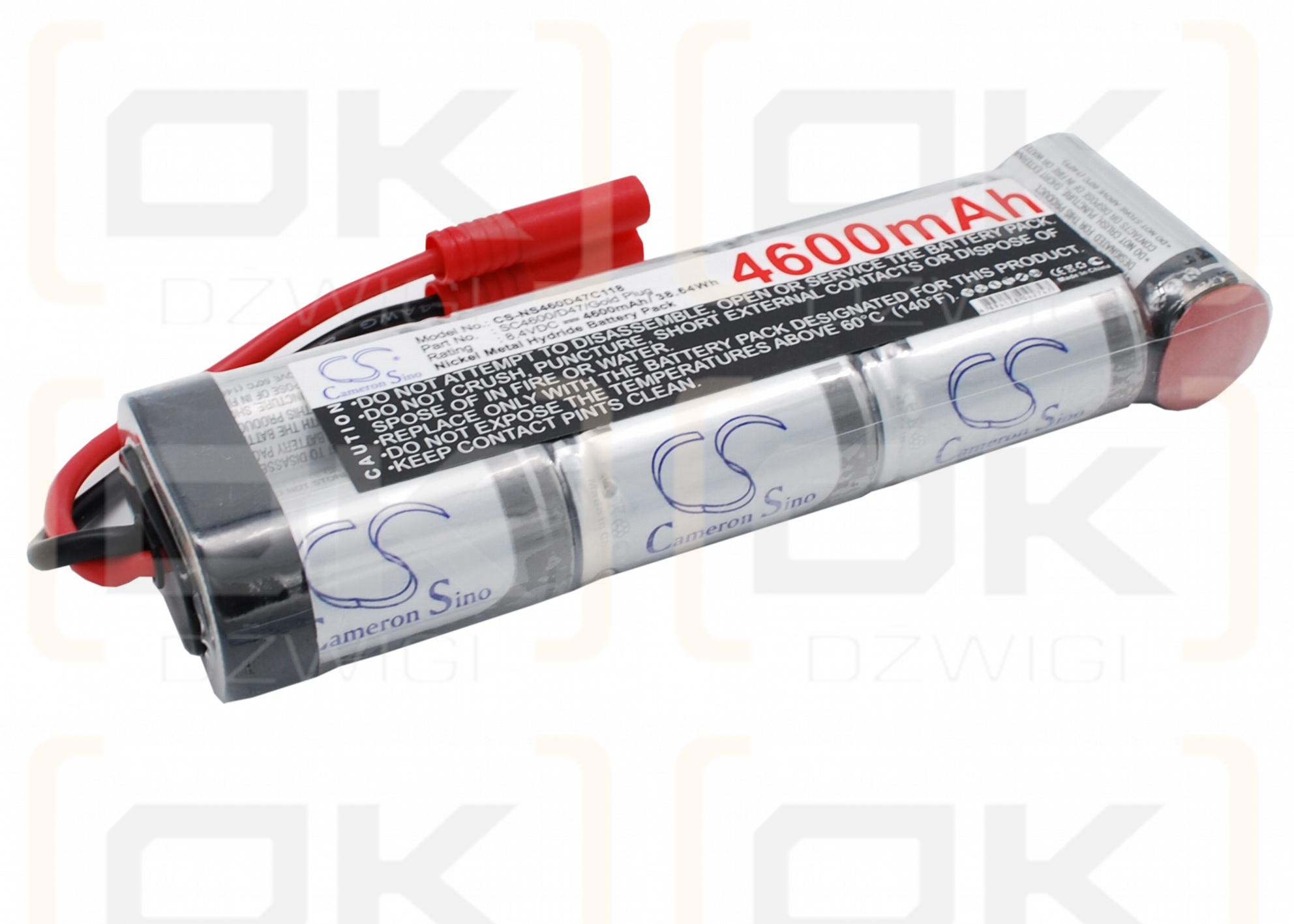 RC CS-NS460D47C118 / CS-NS460D47C118 4600mAh Ni-MH 8.4V (Cameron Sino)