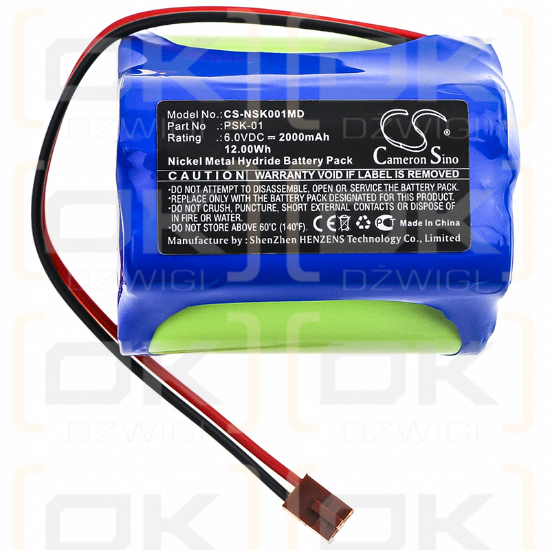 NIKKISO PSK-01 2000mAh Ni-MH 6.0V (Cameron Sino)