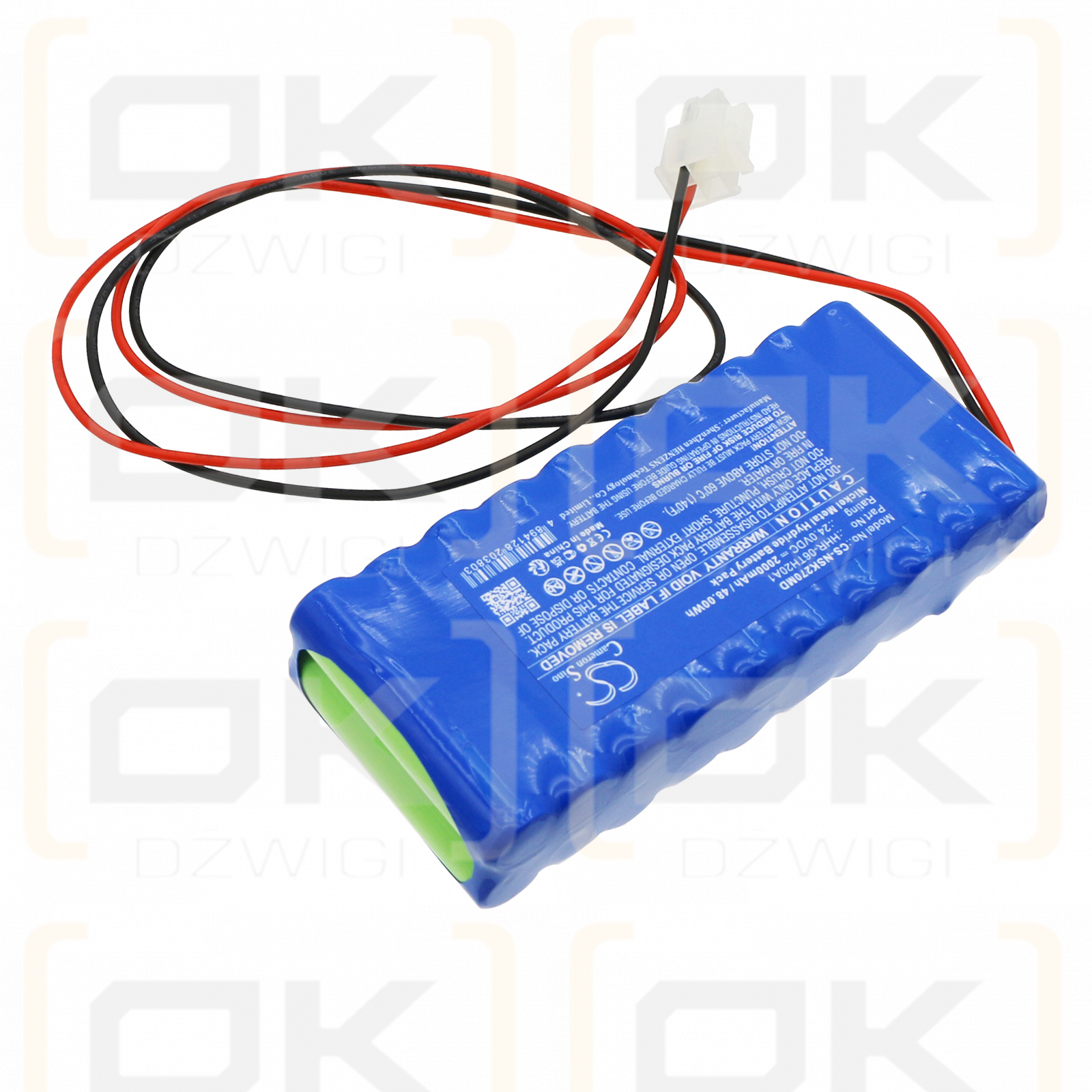 NIKKISO DBB-27 / HHR-06TH20A1 2000mAh Ni-MH 24.0V (Cameron Sino)