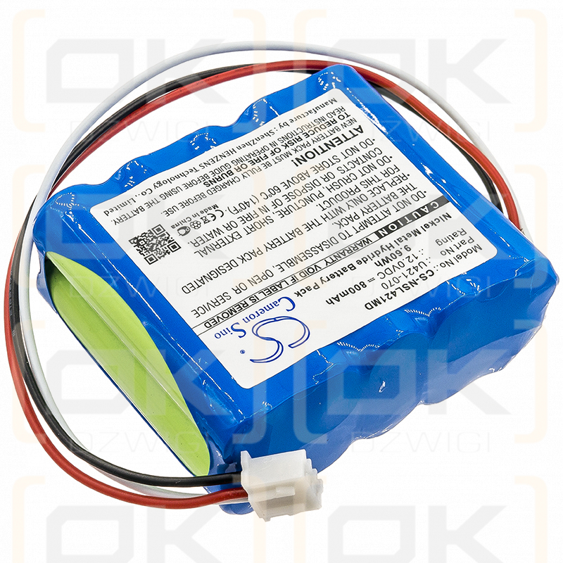 Endo-Mate U421070 / U421-070 800mAh Ni-MH 12.0V (Cameron Sino)