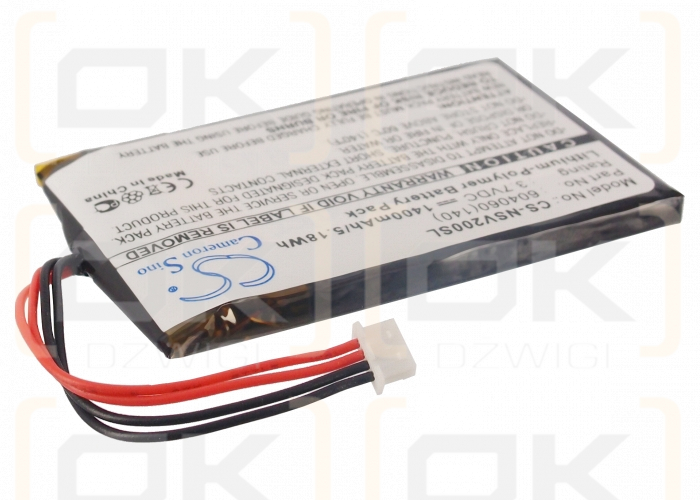 Insignia NS-NCV20 / 604060(140) 1400mAh Li-Polymer 3.7V (Cameron Sino)