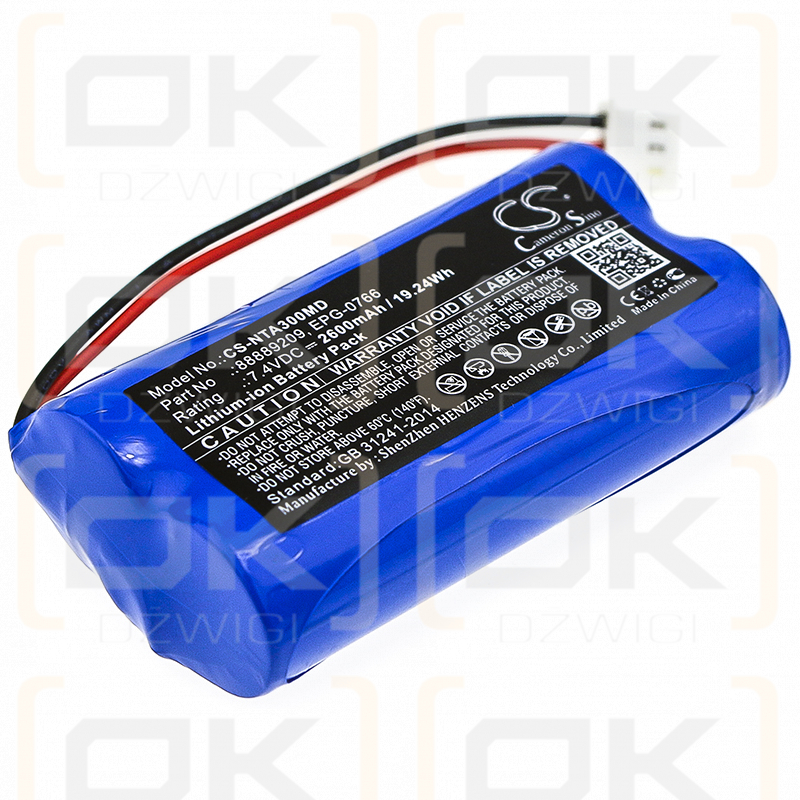 Natus Algo 3i / 88889209 2600mAh Li-ion 7.4V (Cameron Sino)