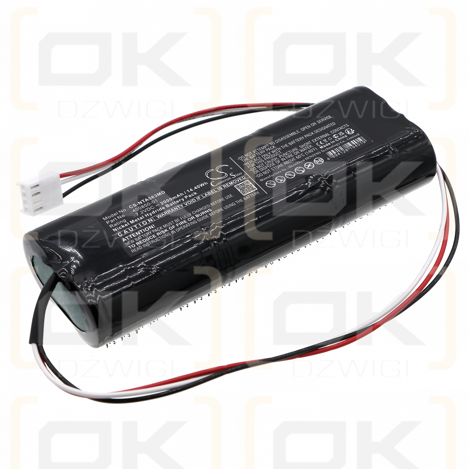 Natus 56328 / 400850-01 2000mAh Ni-MH 7.2V (Cameron Sino)