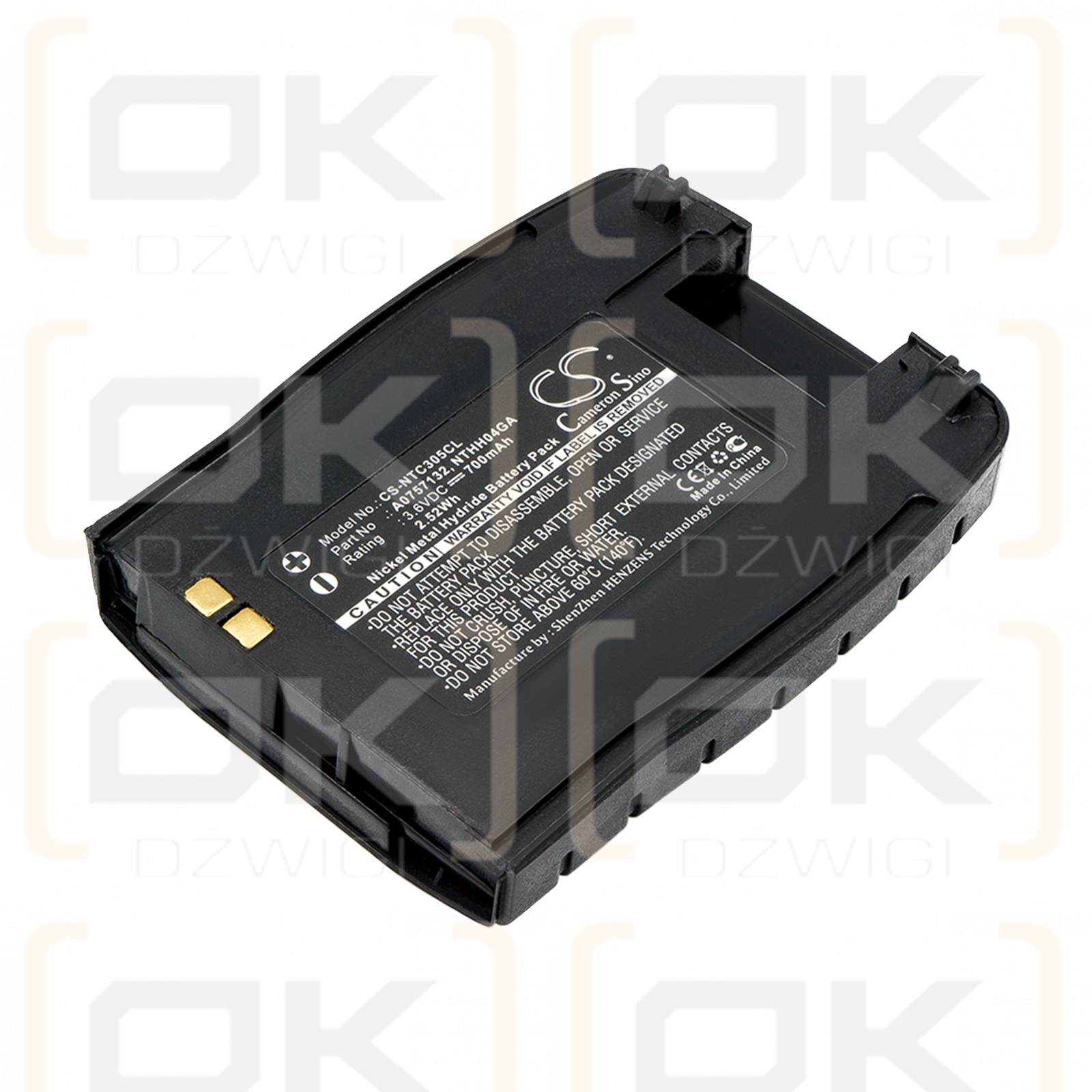 Nortel NTHH10HA / NTHH04GA 700mAh Ni-MH 3.6V (Cameron Sino)