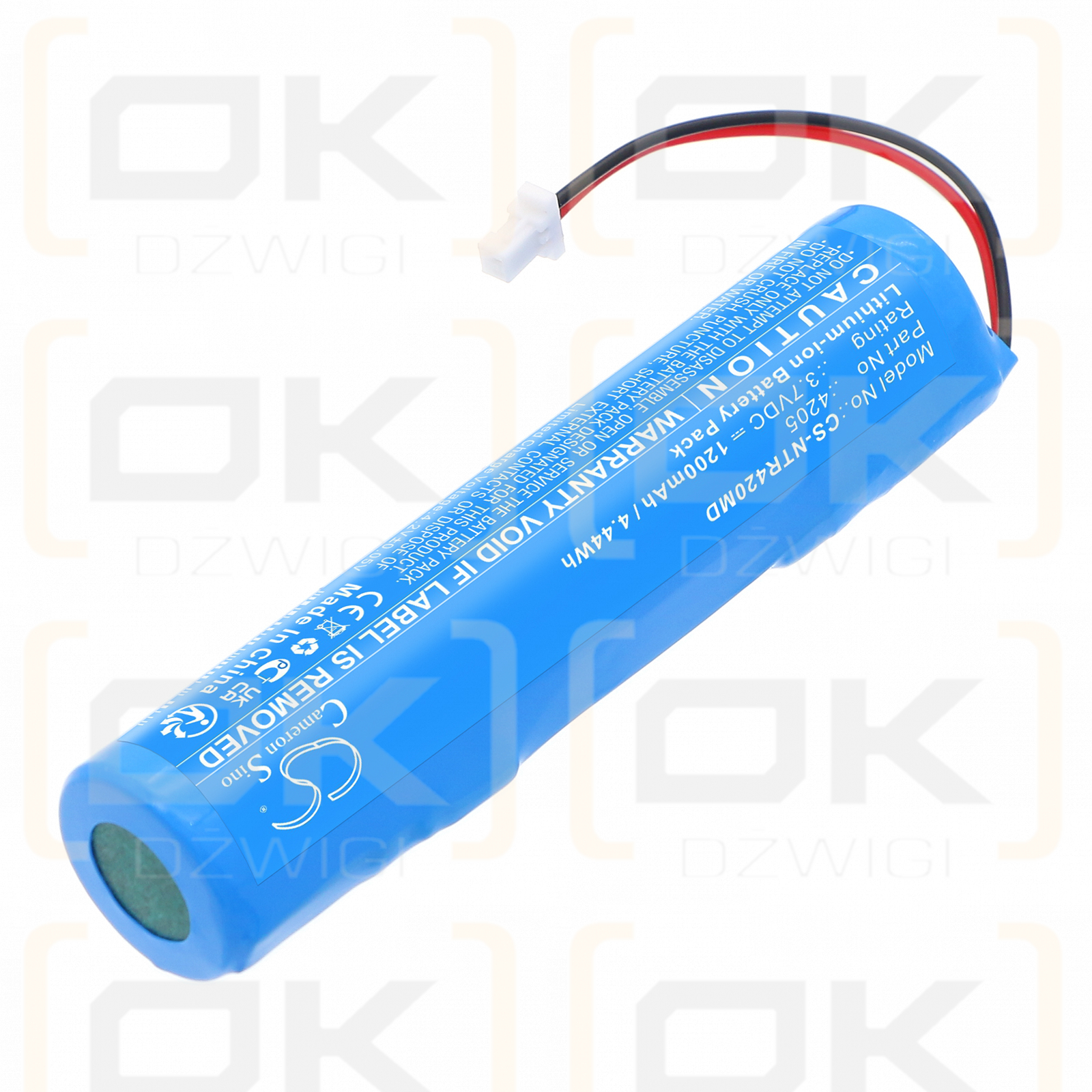 Integra 8 Channel Viaflo Pipette / 4205 1200 mAh Li-ion 3.7 V (Cameron Sino)