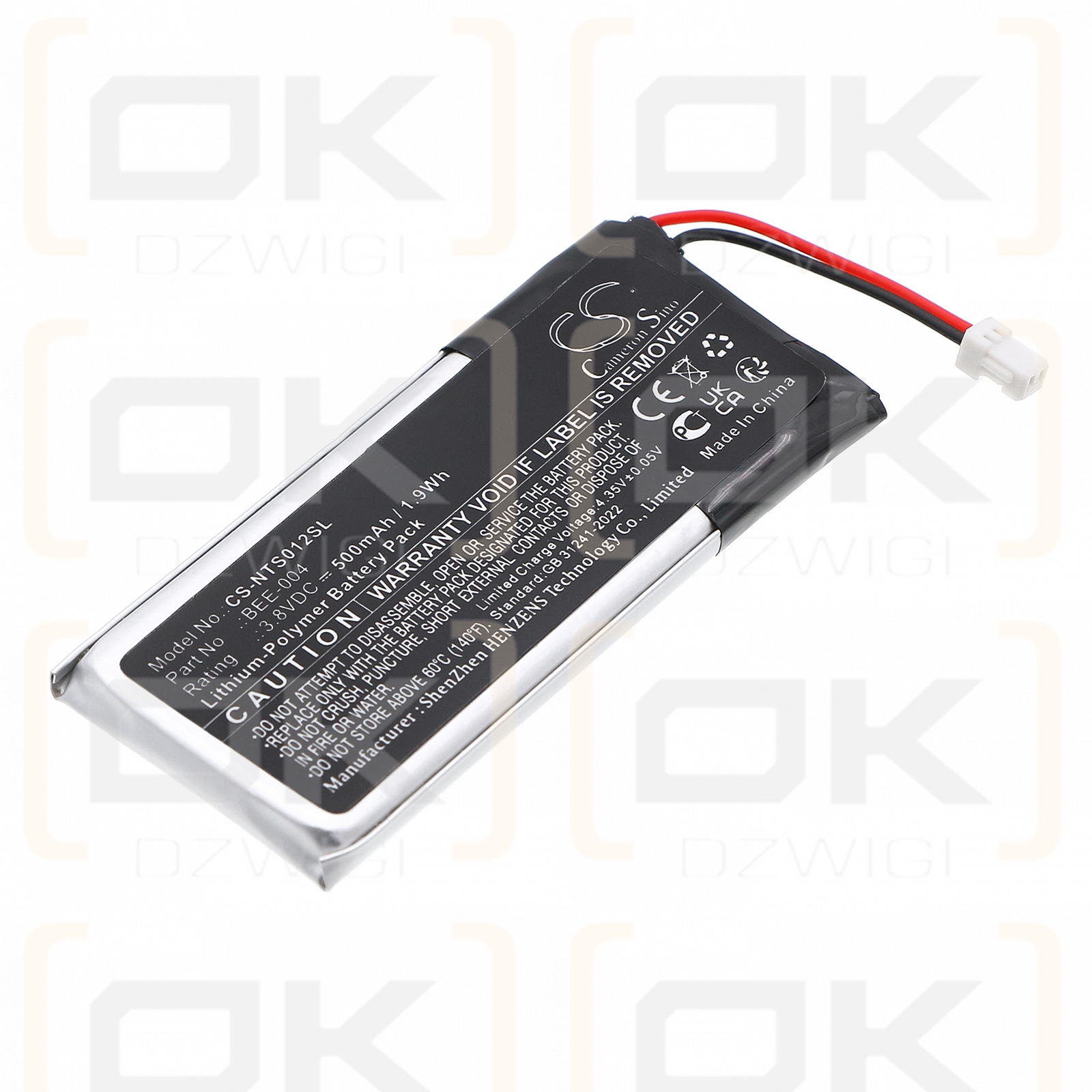 Nintendo Switch 2 Joy-Con 2 / BEE-004 500 mAh Li-Polymer 3,8 V (Cameron Sino)