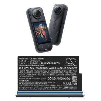 Insta360 One X5 / CINSBAHA 2550mAh Li-ion 3.89V (Cameron Sino)