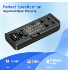 Bateria zamienna do Insta360 One RS / IS360RB 1150 mAh Li-ion 3.85 V (Cameron Sino)