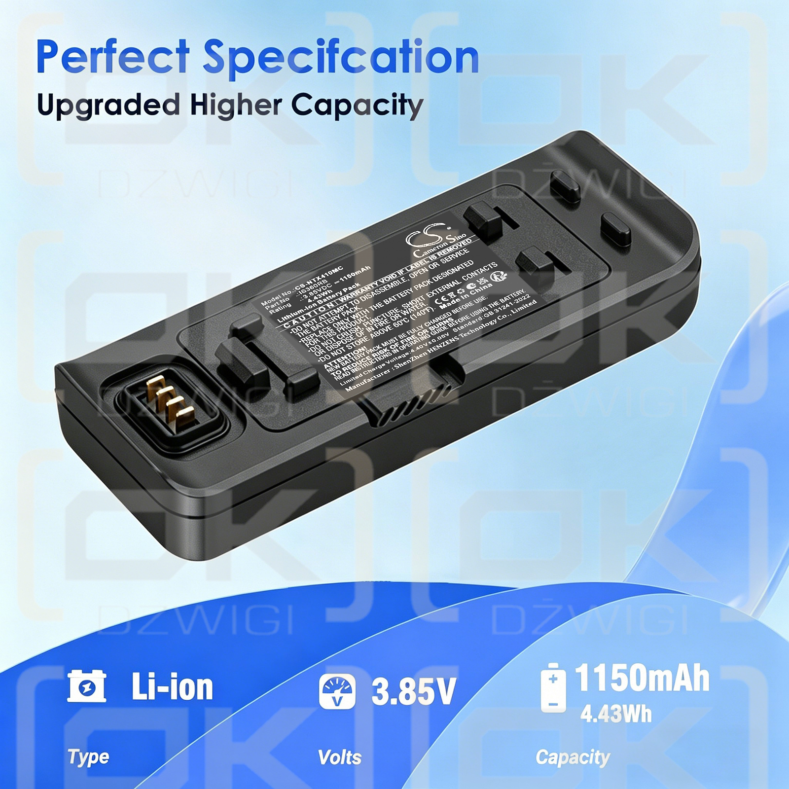 Bateria zamienna do Insta360 One RS / IS360RB 1150 mAh Li-ion 3.85 V (Cameron Sino)