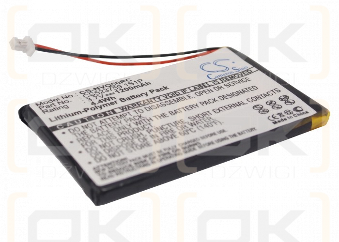 Nevo Q50 / CS503759 1S1P 1200mAh Li-Polymer 3.7V (Cameron Sino)