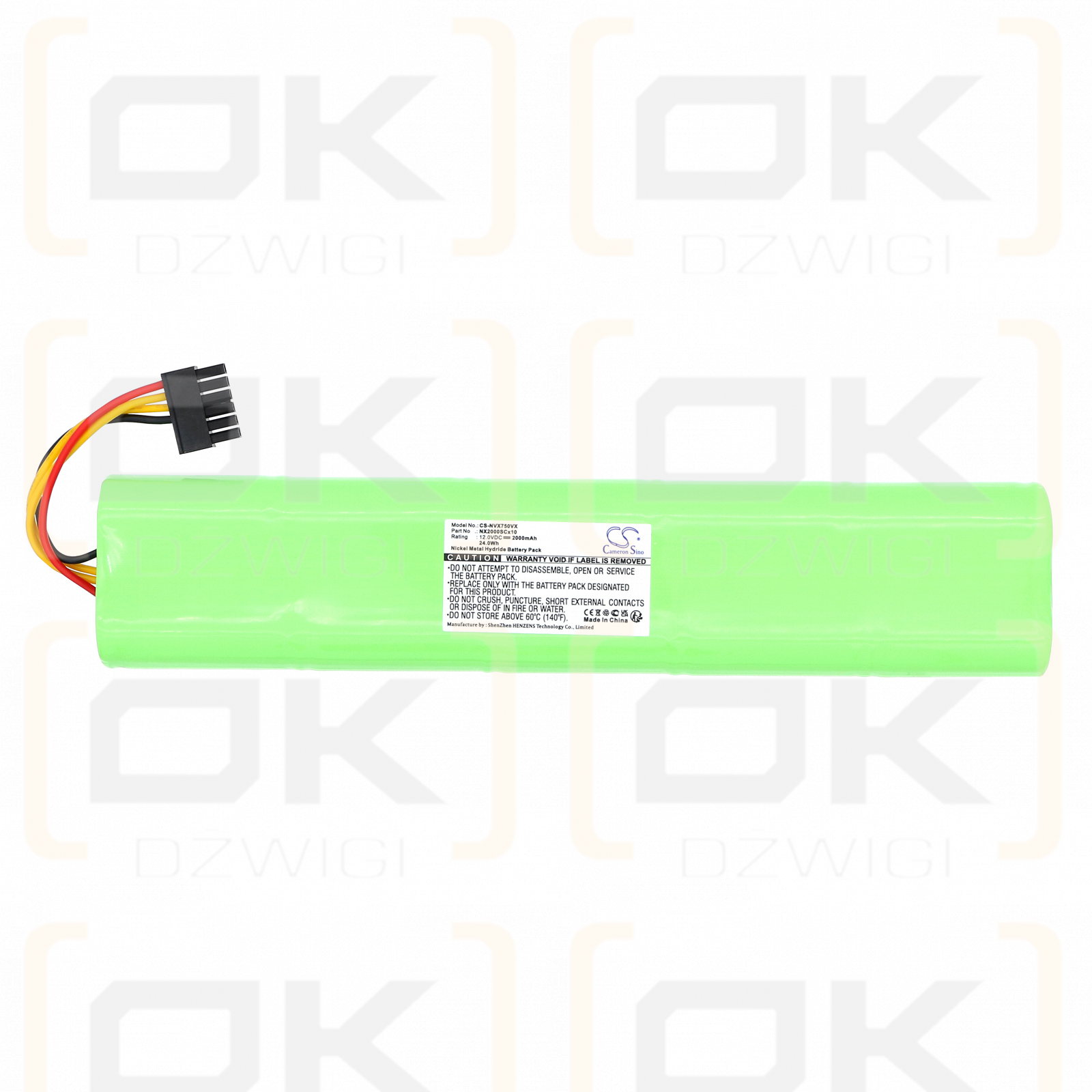 Neato D8500 / NX2000SCx10 2000 mAh Ni-MH 12 V (Cameron Sino)