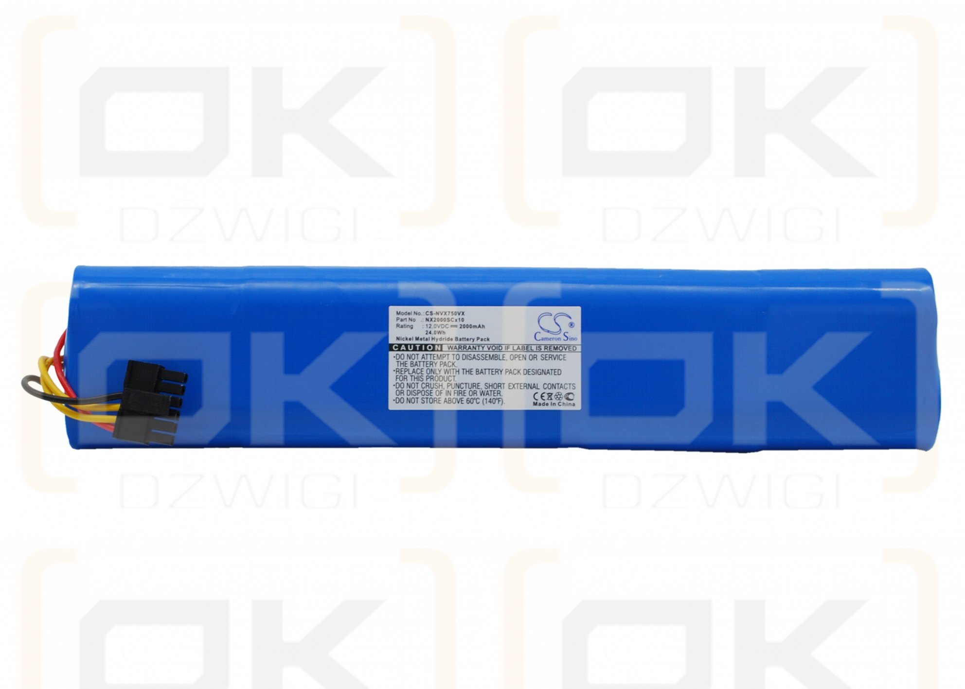 Neato D8500 / NX2000SCx10 2000 mAh Ni-MH 12,0 V (Cameron Sino)