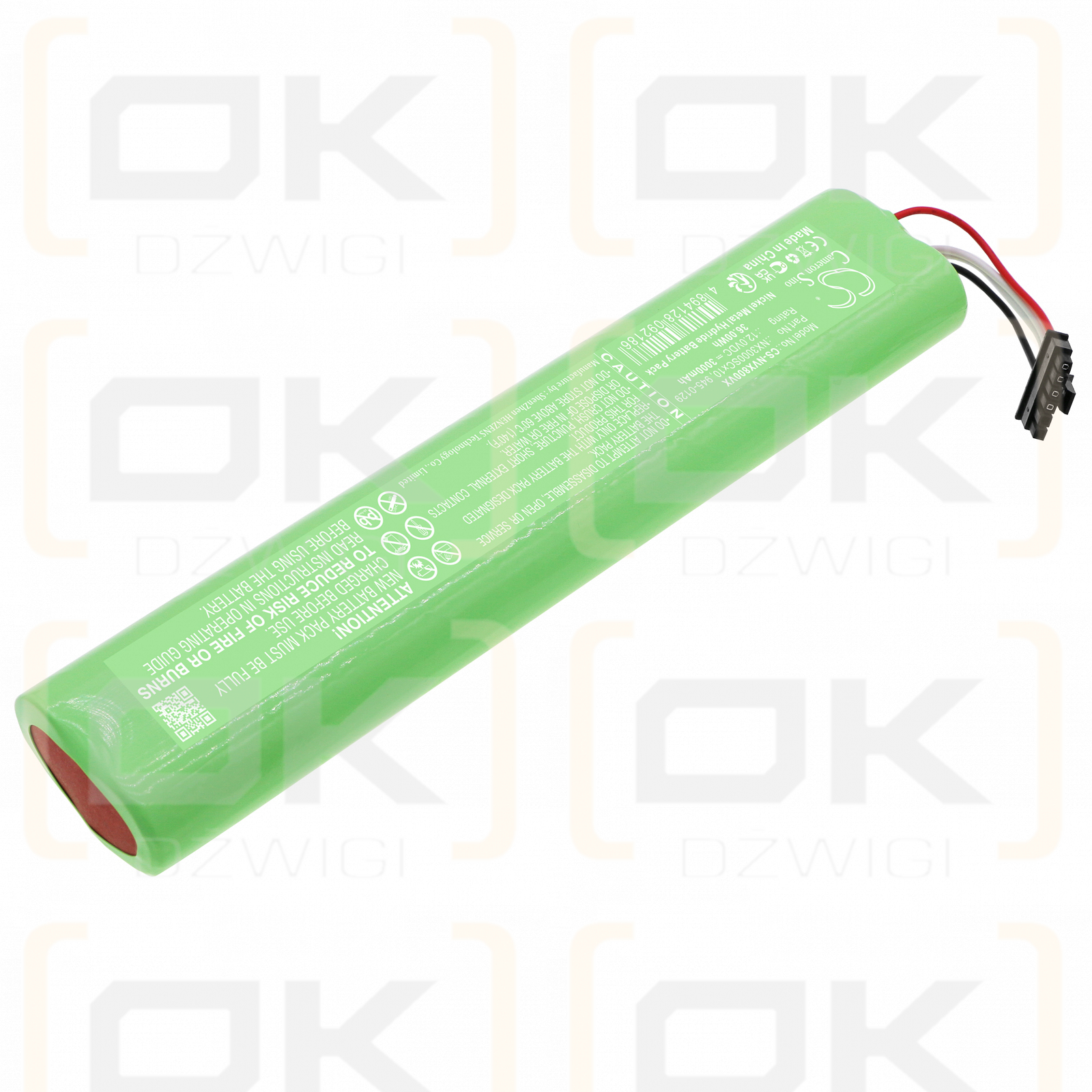 Neato D6 / NX3000SCx10 3000mAh Ni-MH 12.0V (Cameron Sino)