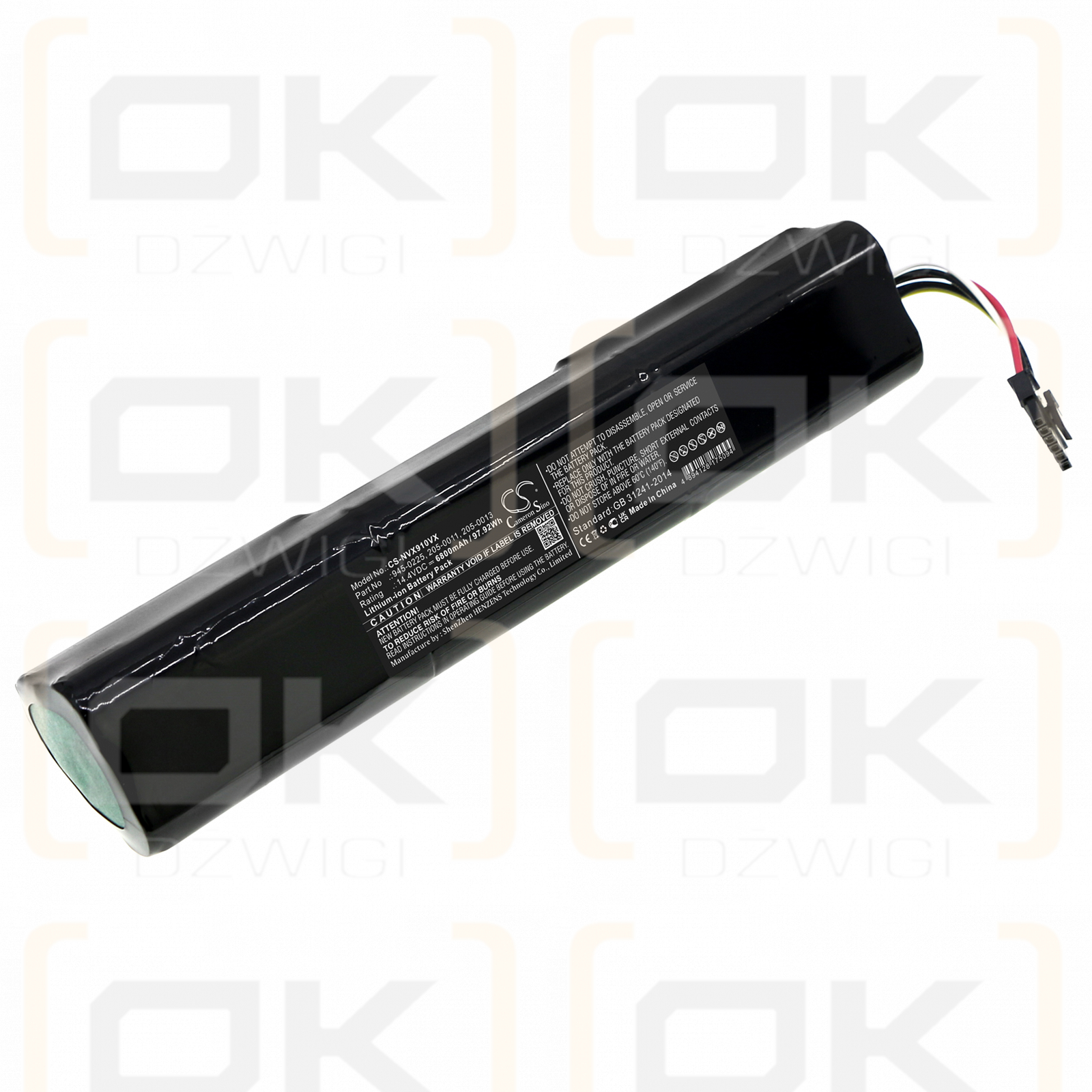 Neato Botvac D6 Connected / 945-0225 6800mAh Li-ion 14.4V (Cameron Sino)