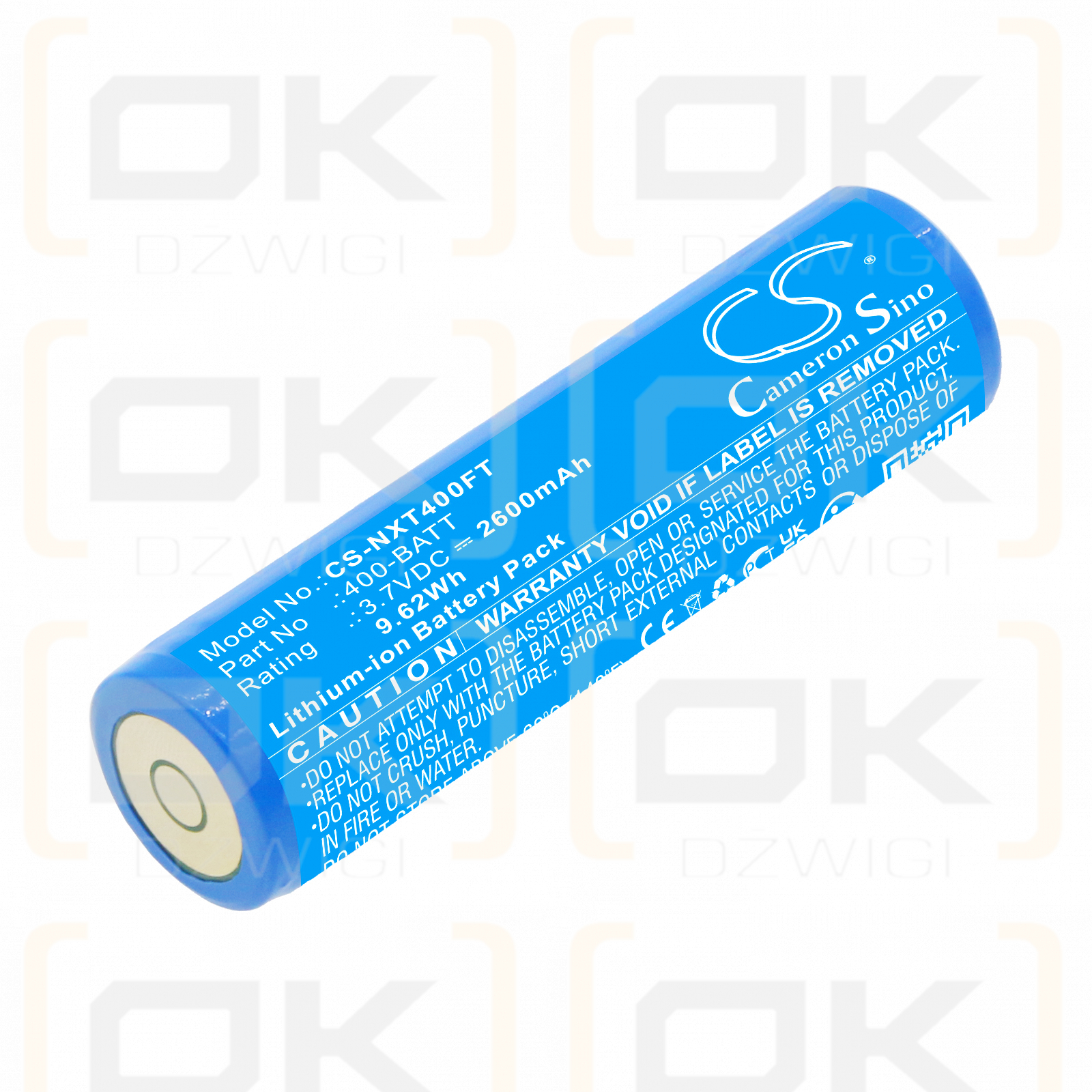 Nightstick TAC-450 / 400-BATT 2600 mAh Li-Ion 3,7 V (Cameron Sino)