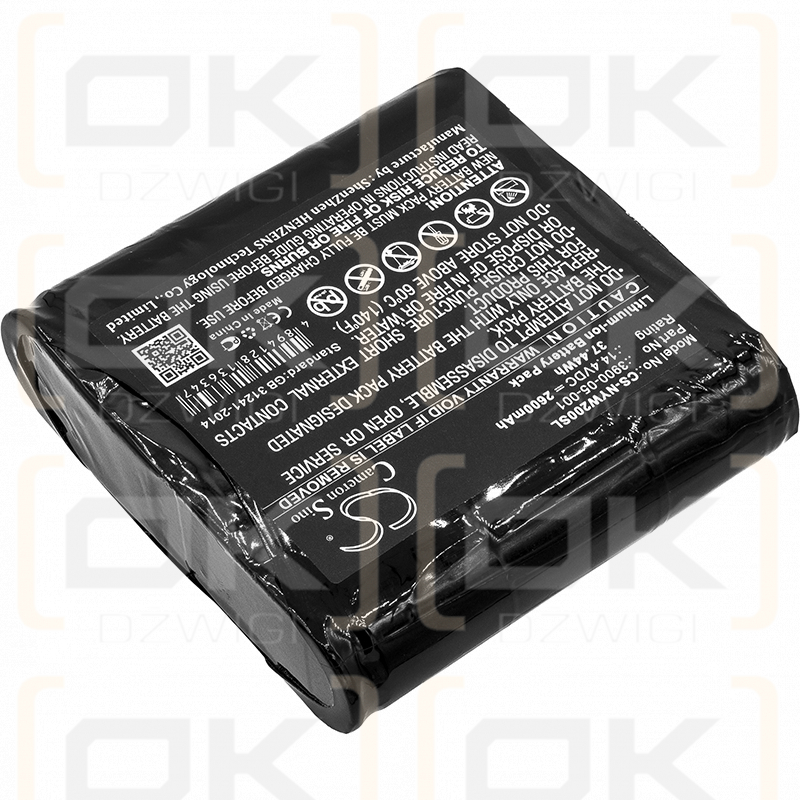 Noyes W2003M / 3900-05-001 2600mAh Li-ion 14.4V (Cameron Sino)