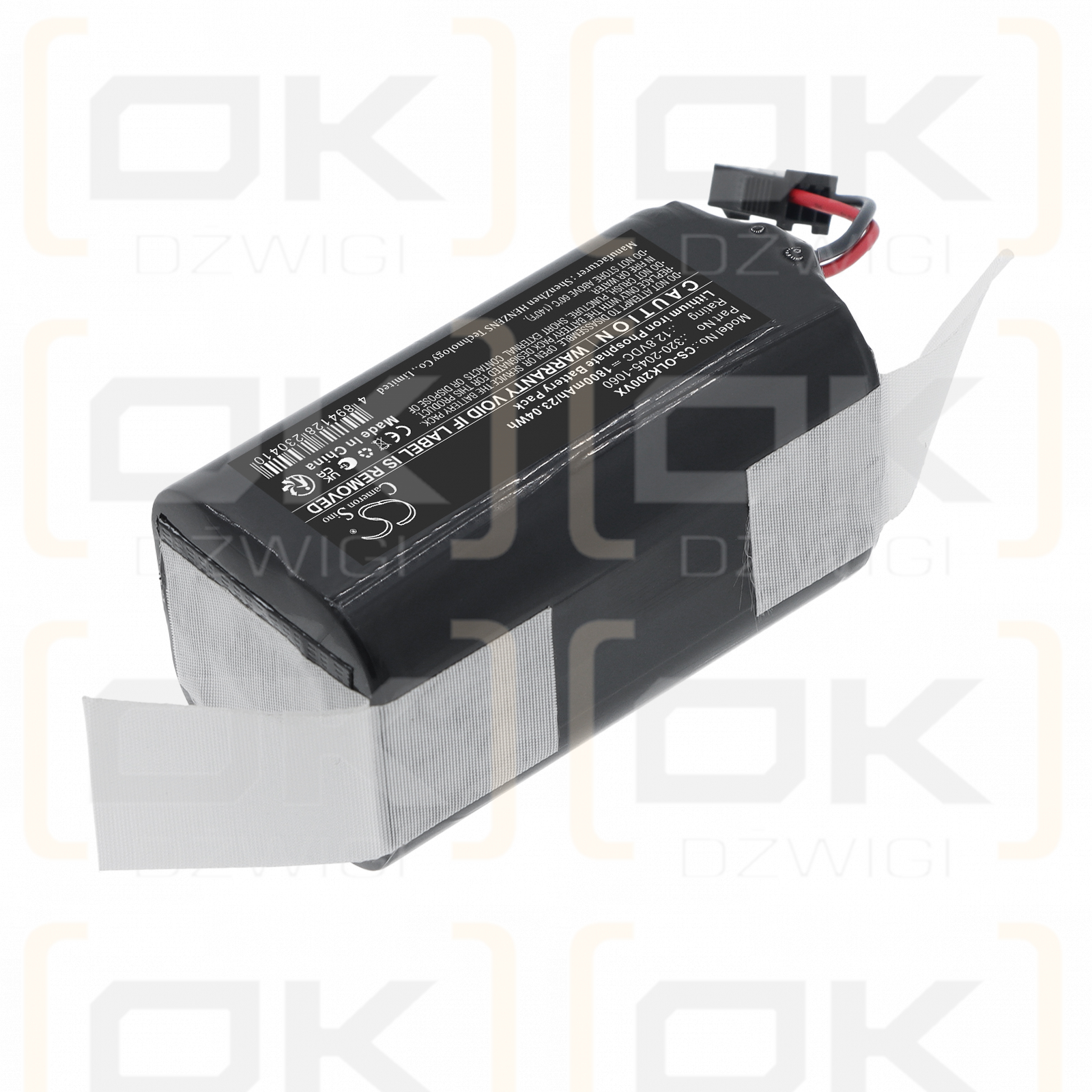 Batería de repuesto para OKP Life K2 / 320-2045-1060 1800 mAh LiFePO4 12,8 V (Cameron Sino)