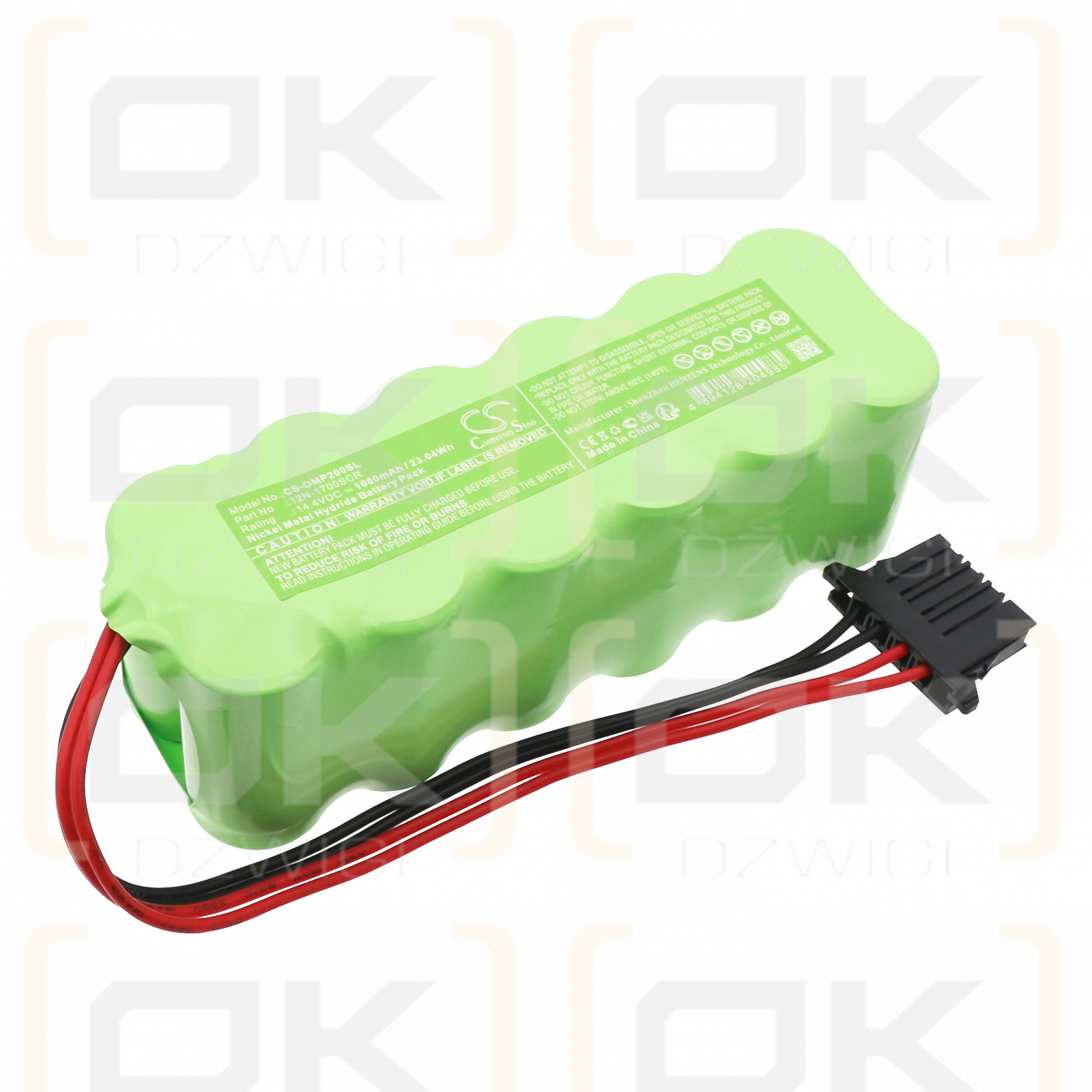 Okuma OSP-P200M / 12N-1700SCR 1600 mAh Ni-MH 14,4 V (Cameron Sino)