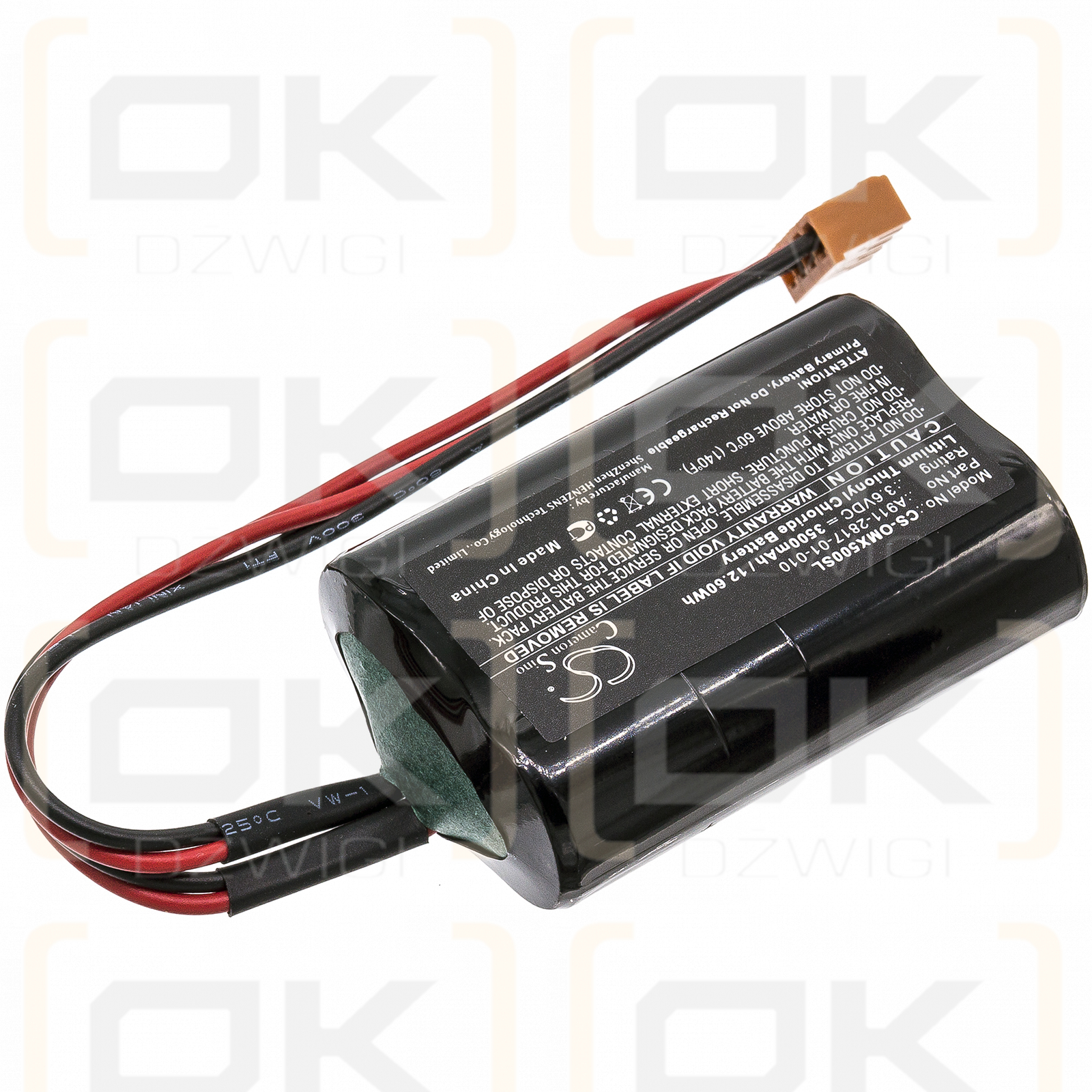 Okuma MX-50 / A911-2817-01-010 3500mAh Li-SOCl2 3.6V (Cameron Sino)