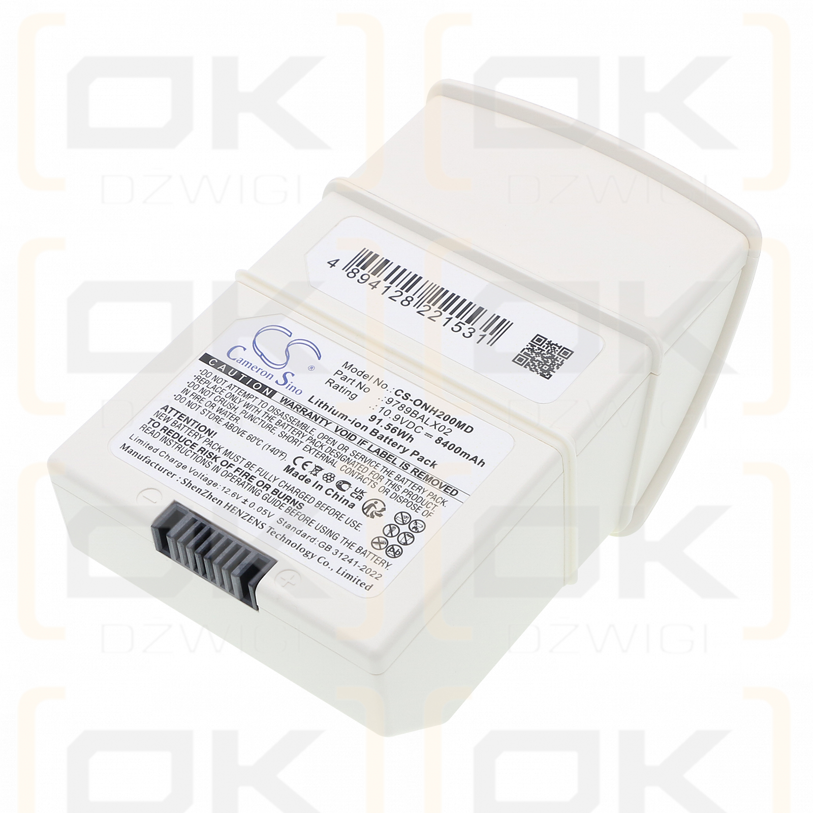 Onyx Healthcare OPM-P02T-00 / 9789BALX02 8400mAh Li-ion 10.9V (Cameron Sino)