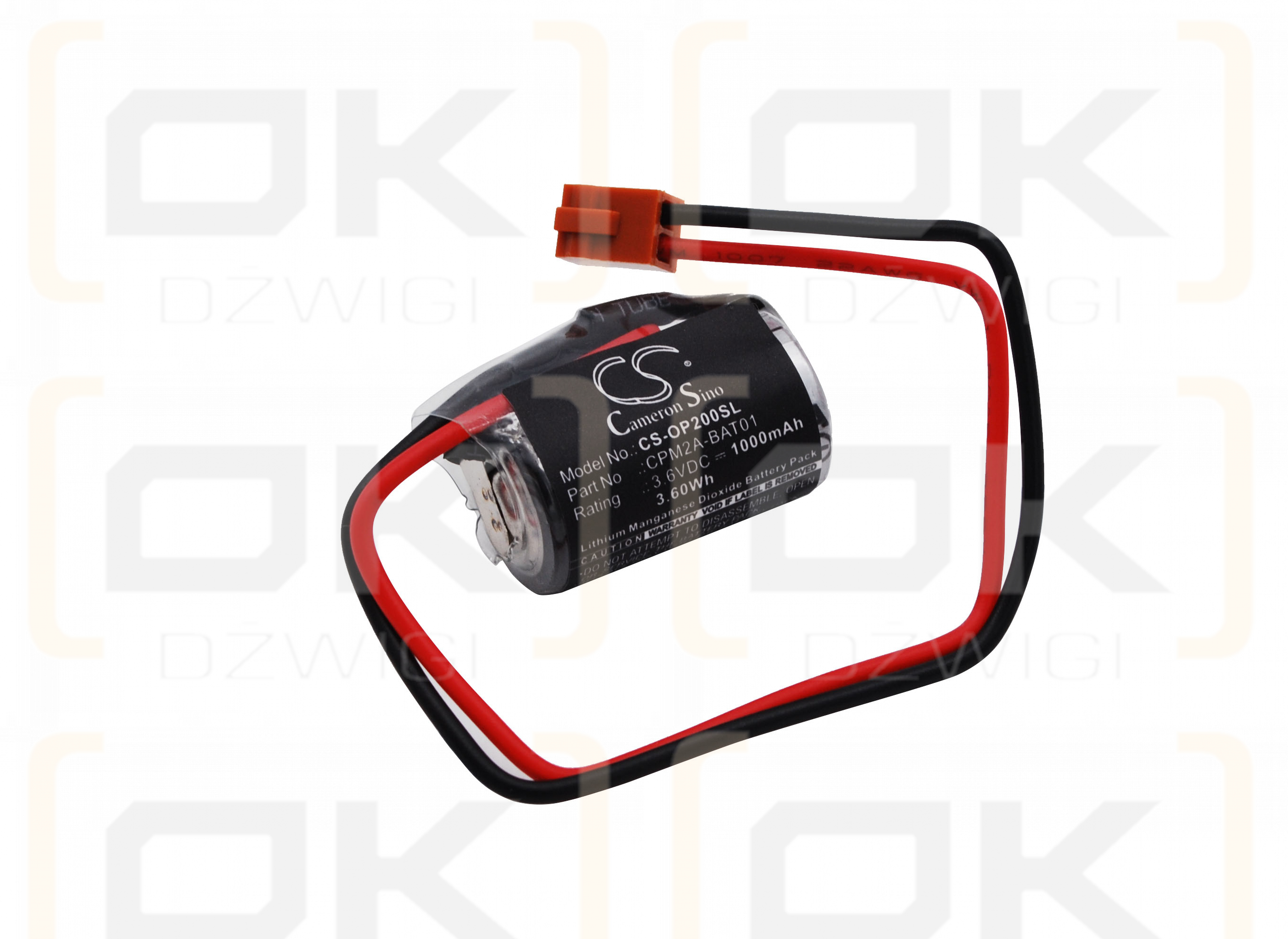 Omron CJ1H / CPM2A-BAT01 1000 mAh Li-MnO2 3,6 V (Cameron Sino)