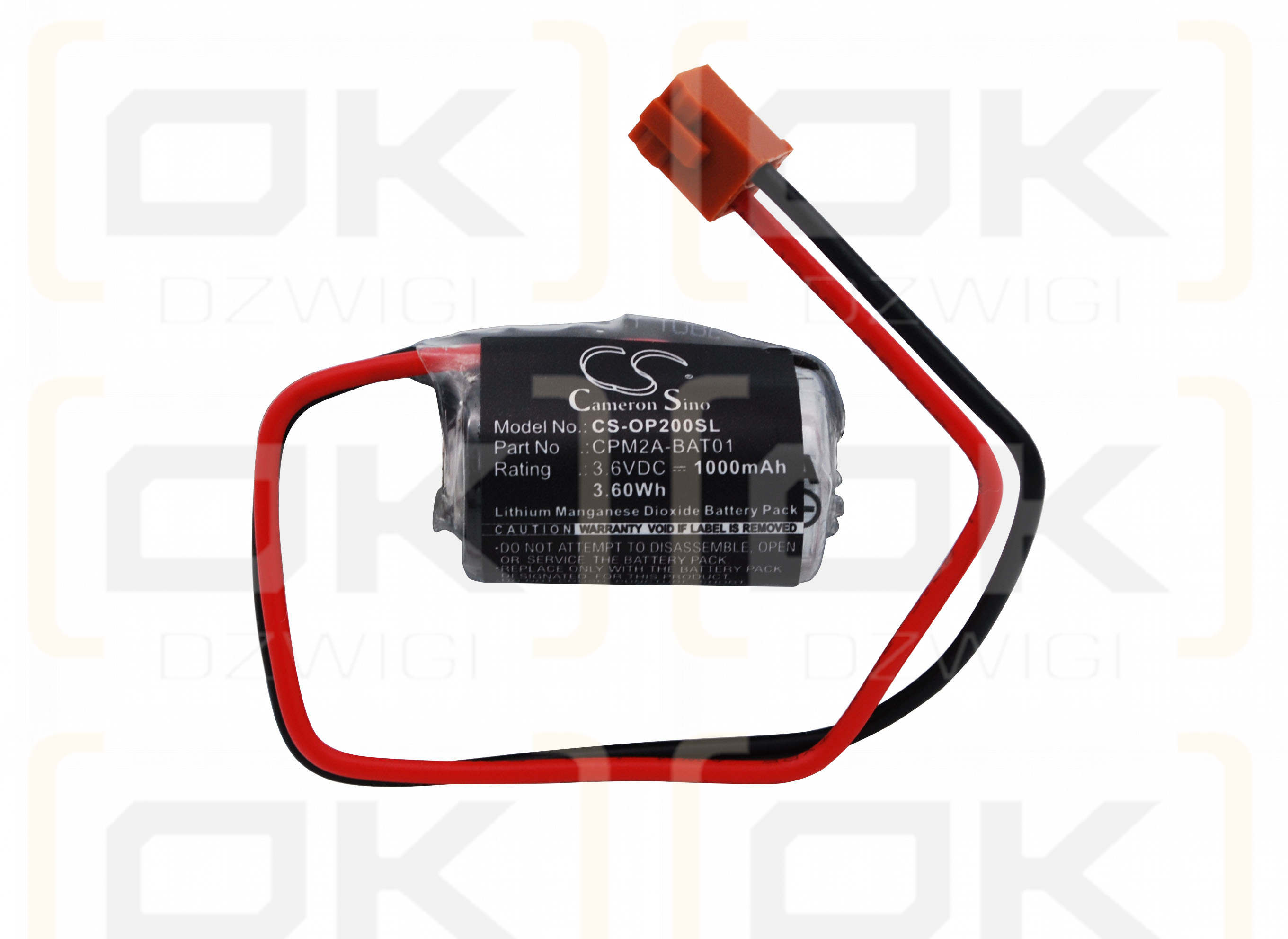 Omron CJ1H / CPM2A-BAT01 1000 mAh Li-MnO2 3,6 V (Cameron Sino)