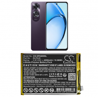 OPPO CPH2631 / BLPA49 4850 мАч литий-полимерный 3,91 В (Cameron Sino)