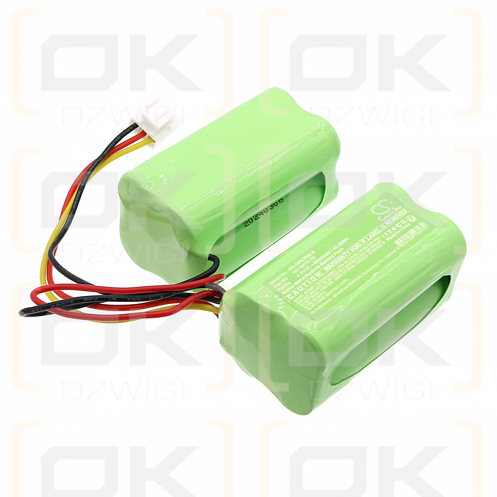 Serie awex ANX/NC18670-S8 9000mAh Ni-MH 4,8 V (Cameron Sino)