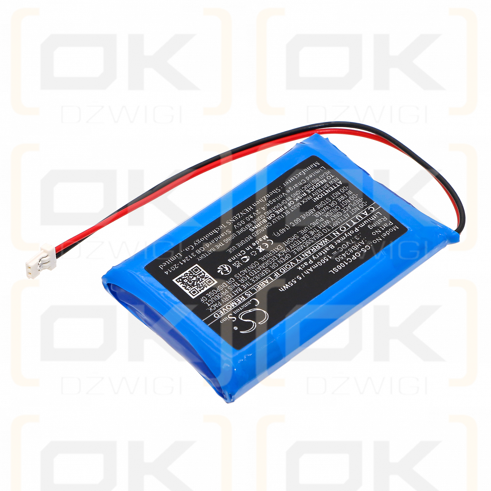 OPUS Touch / AHB83450 1500mAh Li-Polymer 3.7V (Cameron Sino)