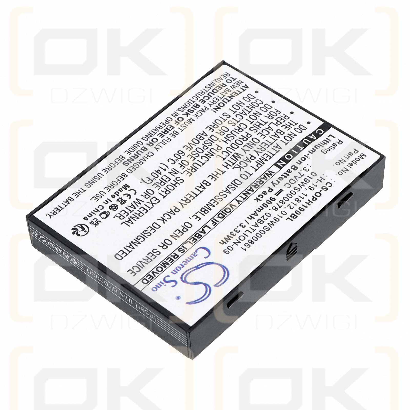 Opticon H-19B / H-19 900 mAh Li-ion 3.7 V (Cameron Sino)