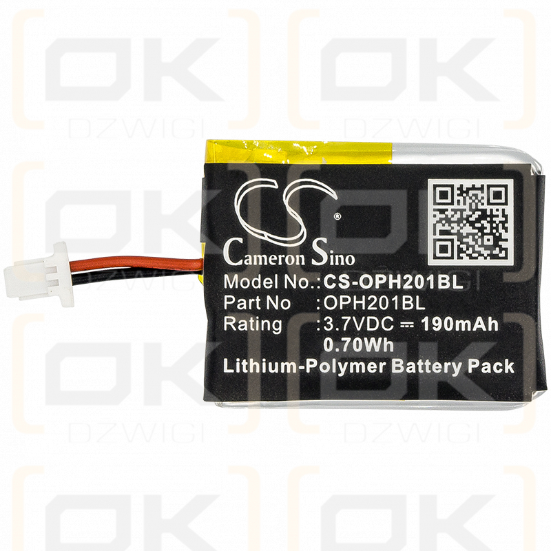 Opticon OPN-2005 190mAh Li-Polymer 3.7V (Cameron Sino)