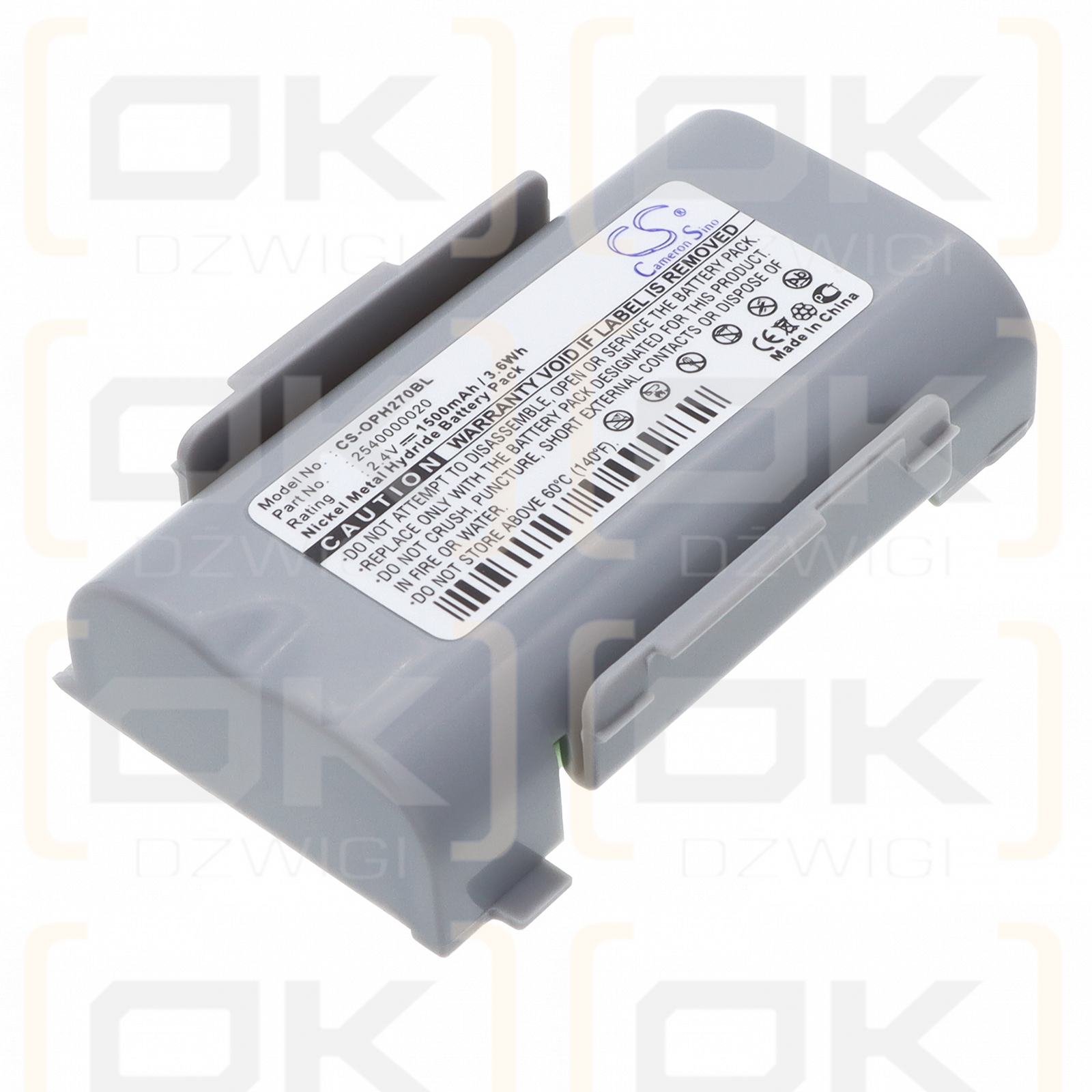 Opticon PHL-2700 RFID / 2540000020 1500 mAh Ni-MH 2,4 V (Cameron Sino)