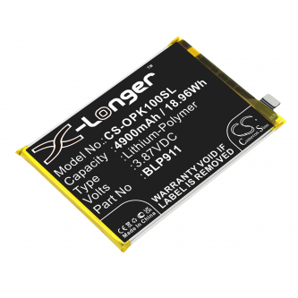 OPPO RMX3491 / BLP911 4900mAh Li-Polymer 3.87V (Cameron Sino)