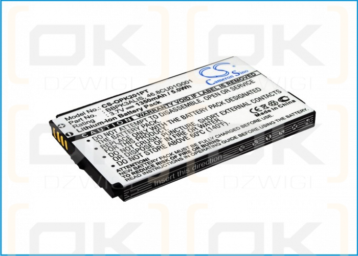 Optoma PK301 / BBPK3ALIS 1350mAh Li-ion 3.7V (Cameron Sino)