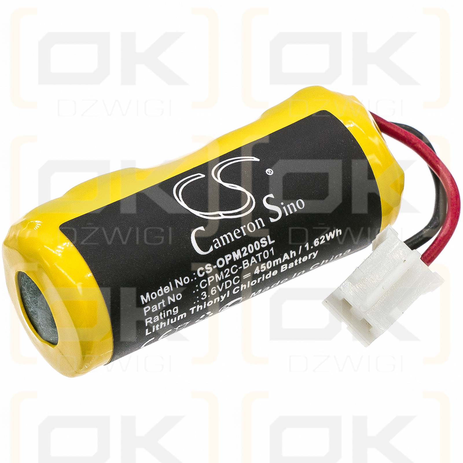 Omron CPM2C / CPM2C-BAT01 450mAh Li-SOCl2 3.6V (Cameron Sino)