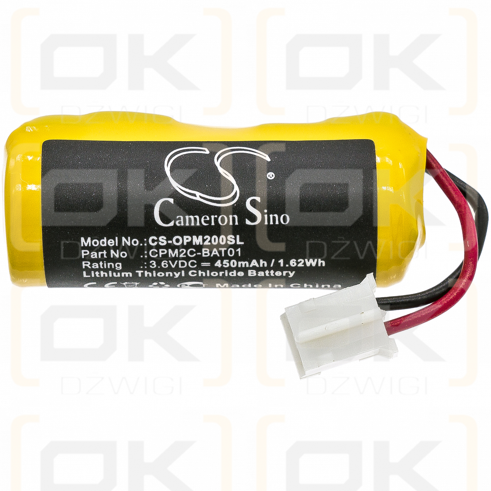 Omron CPM2C / CPM2C-BAT01 450mAh Li-SOCl2 3.6V (Cameron Sino)