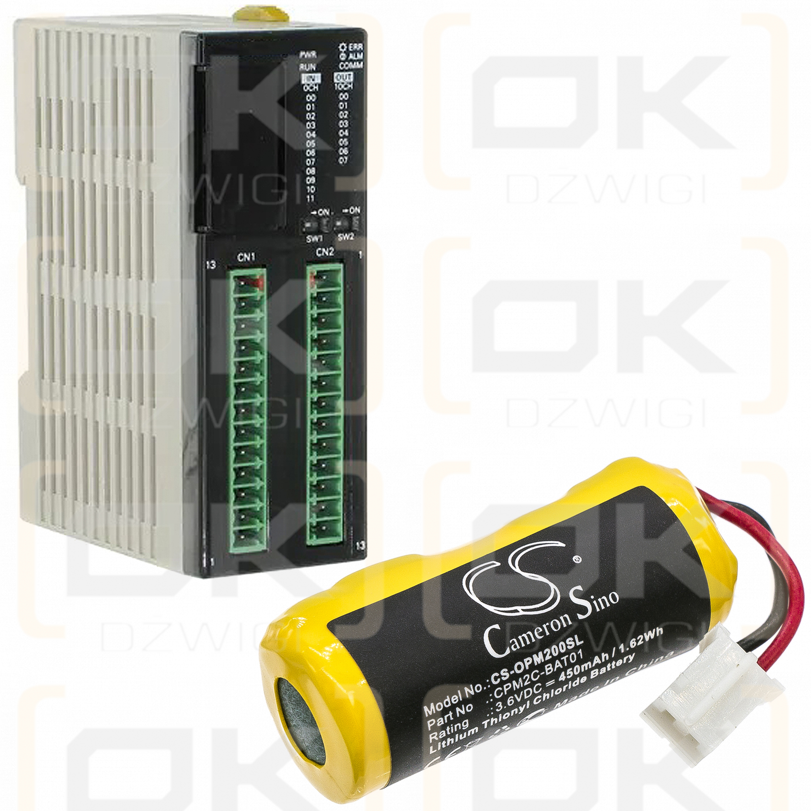 Omron CPM2C / CPM2C-BAT01 450mAh Li-SOCl2 3.6V (Cameron Sino)